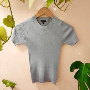 Cropped Sweater - Blue XS